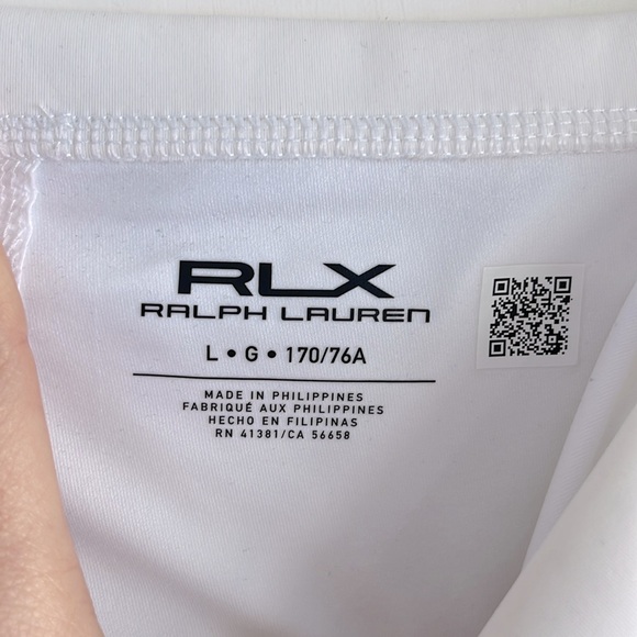 RLX Ralph Lauren Faux Wrap Stretch Golf Skort Tennis Pickleball w/ Pockets NWT L - Picture 6 of 6
